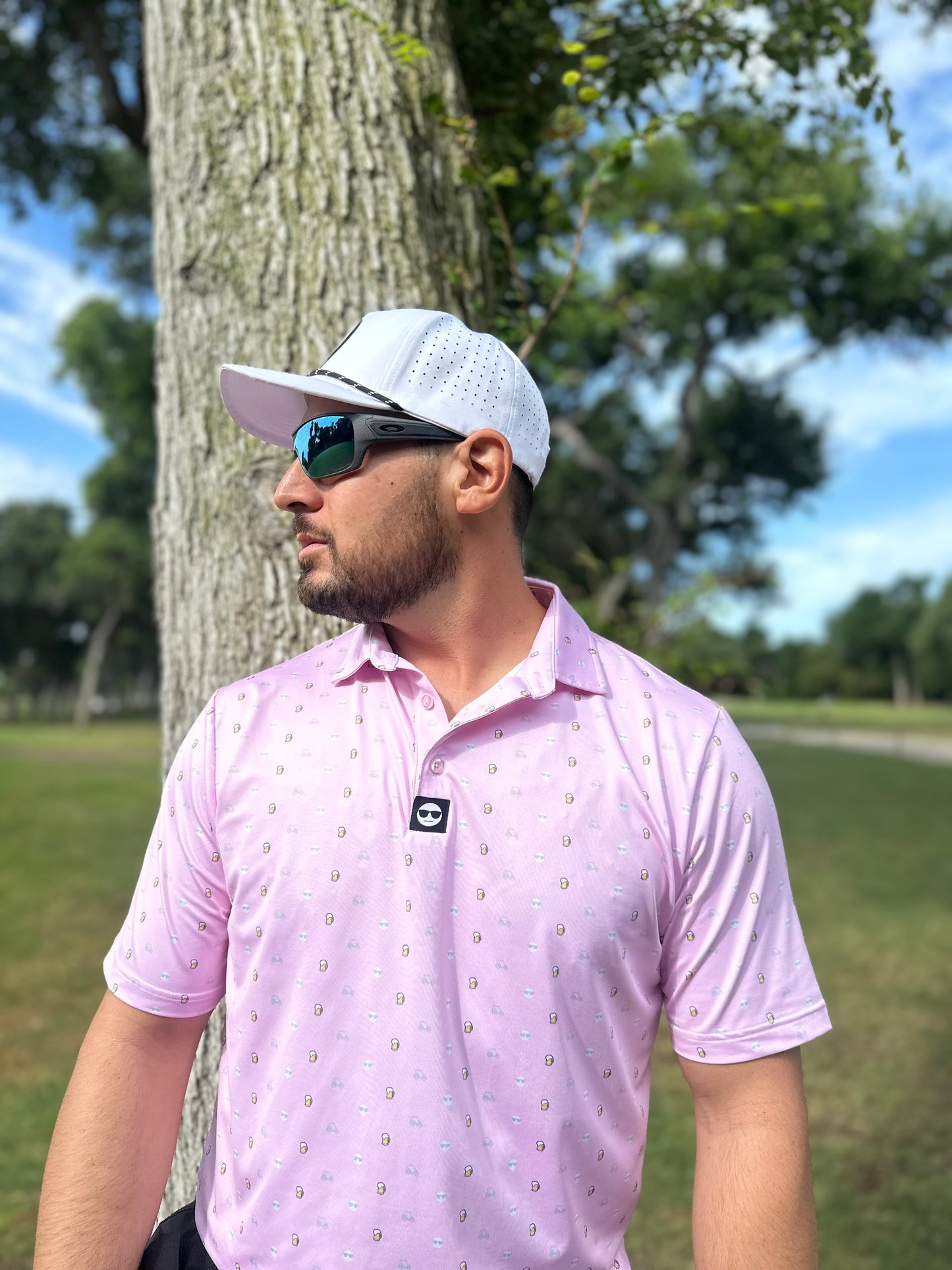 Pink Brew - Athletic Fit Polo