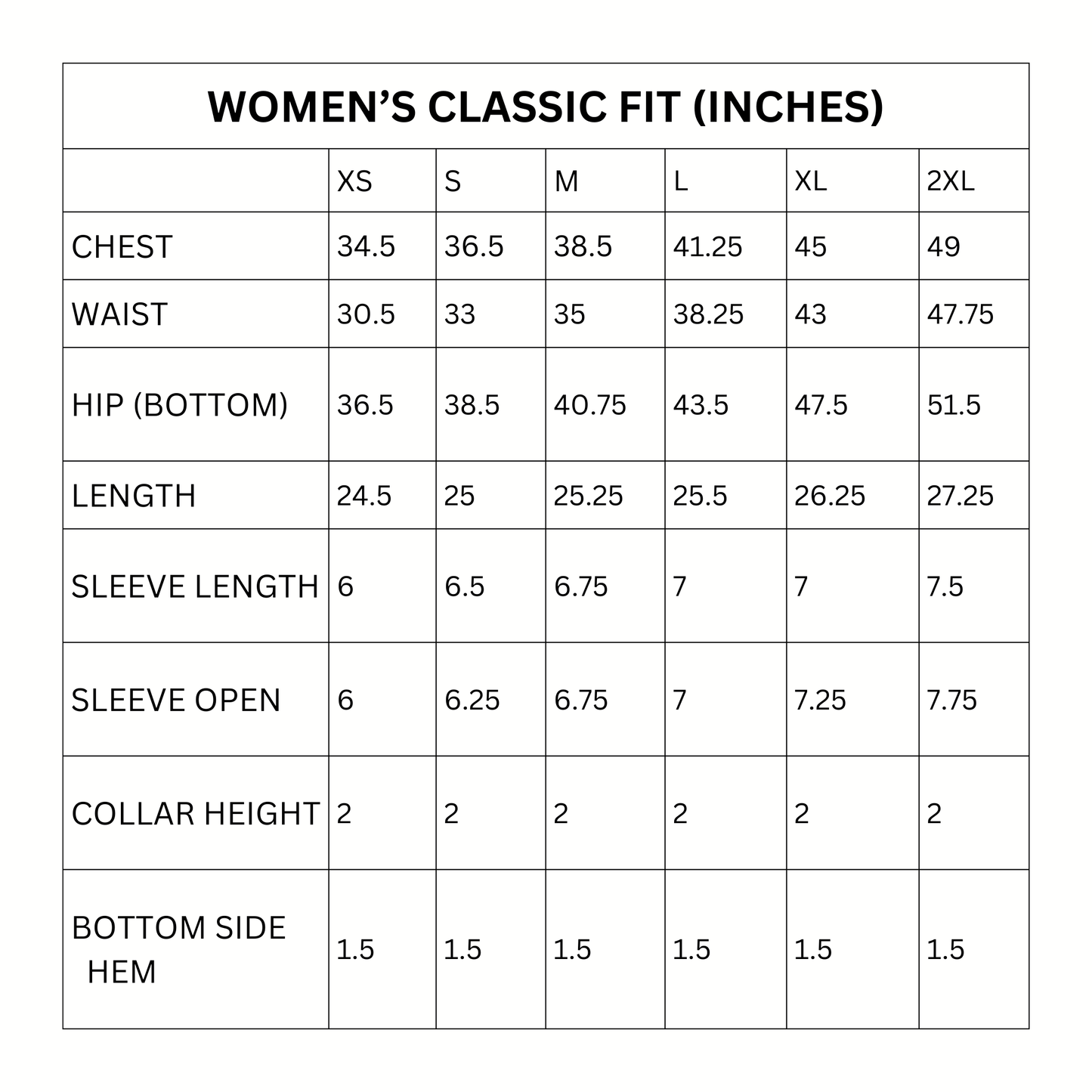 Classic Black - Women's