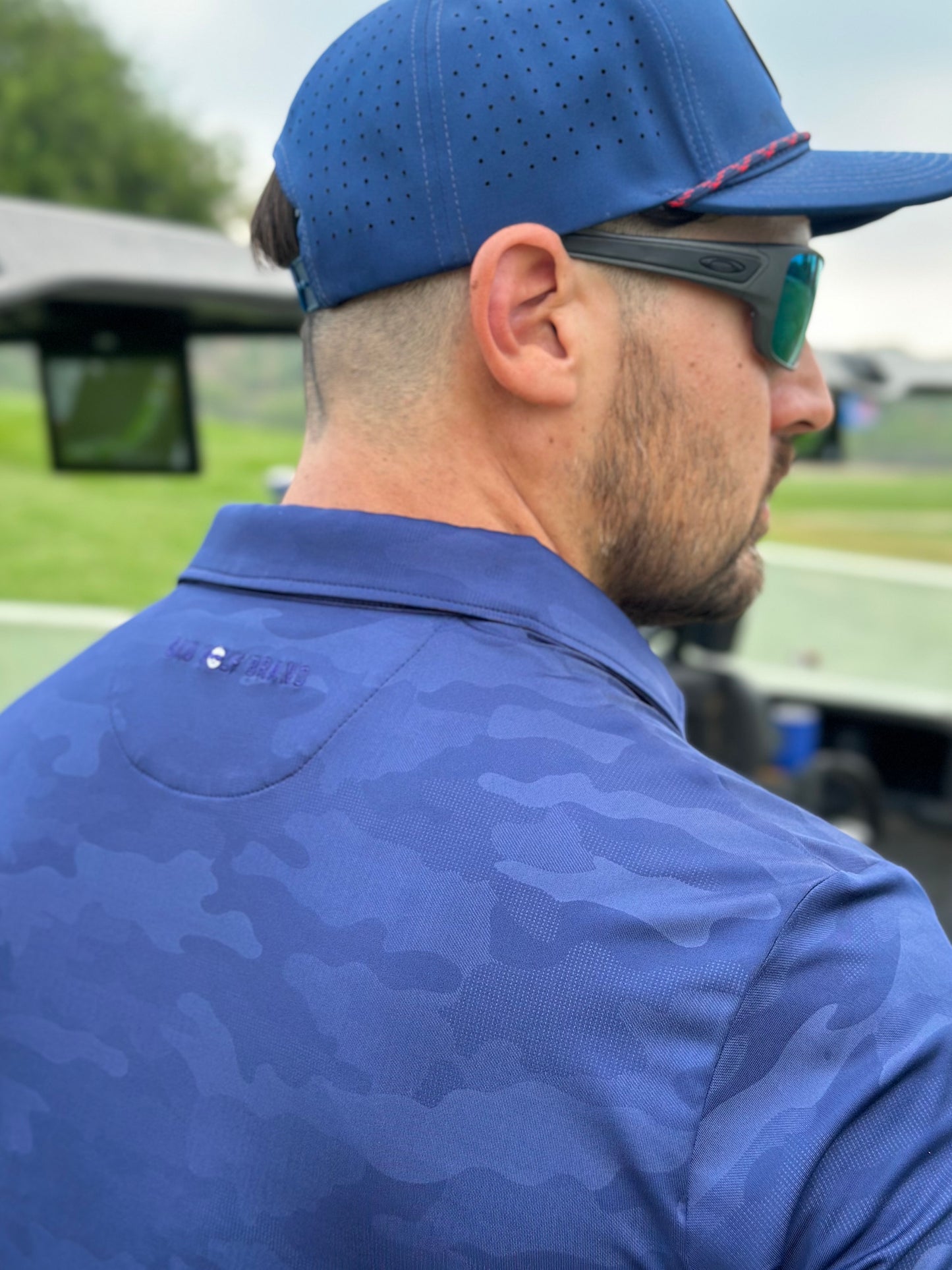 Navy Camo - Athletic Fit Polo