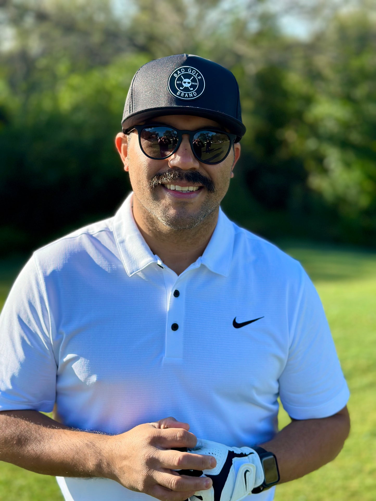 Black Out Hat | Blackout Fitted Hat | BAD GOLF BRAND