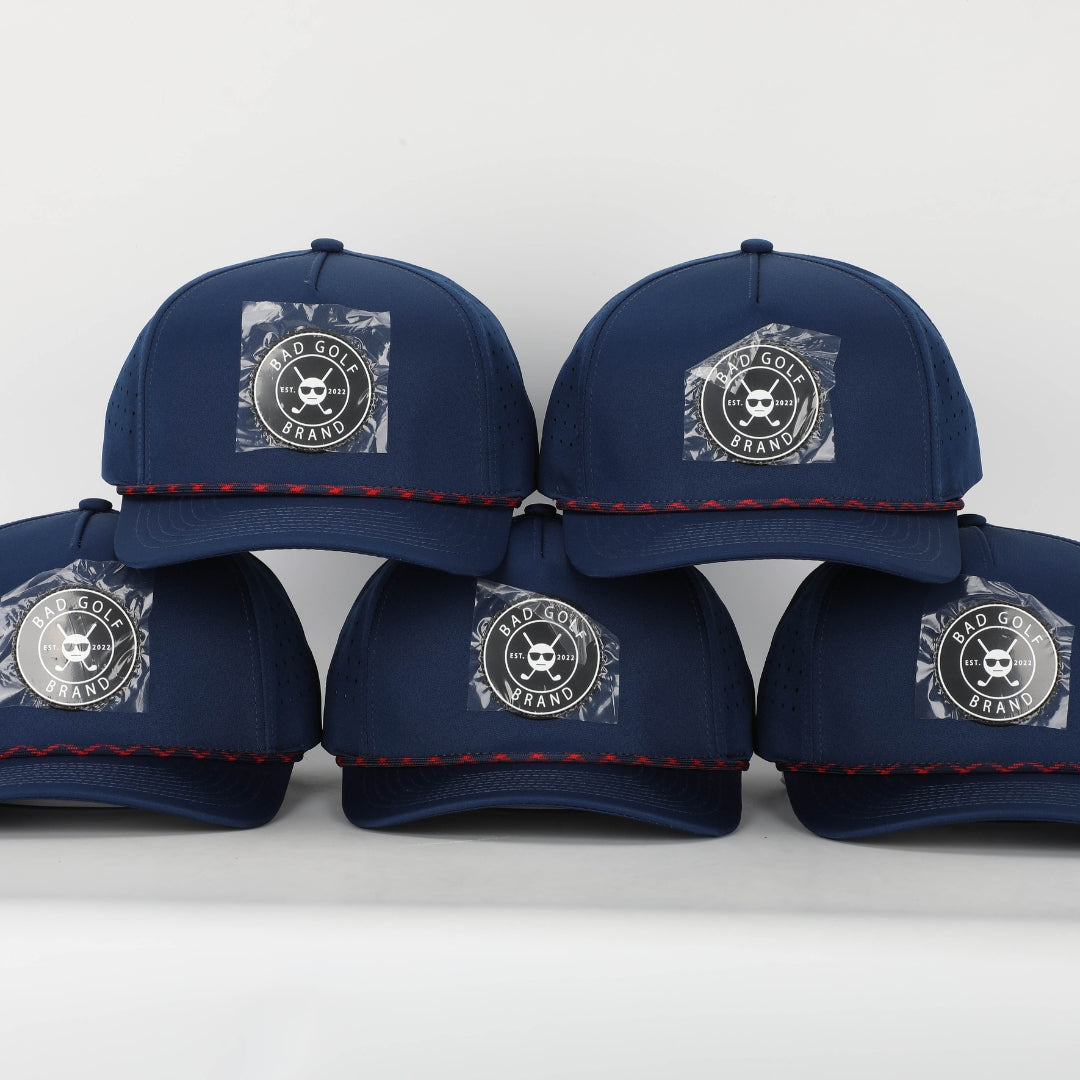 Navy Blue Hat | Navy Blue Baseball Hat | BAD GOLF BRAND