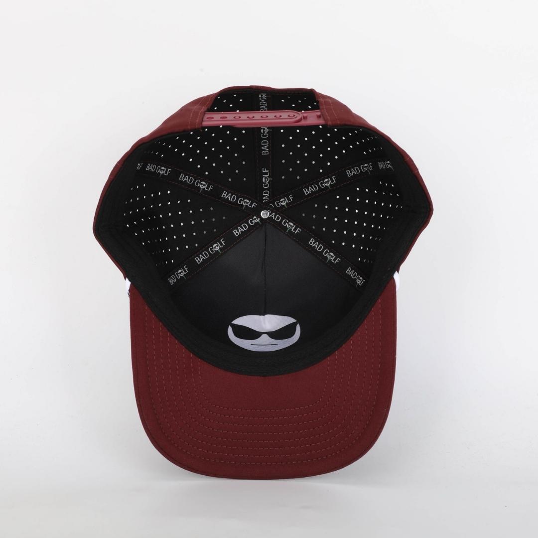 Classic Maroon Cap | Rope Patch Hat | BAD GOLF BRAND