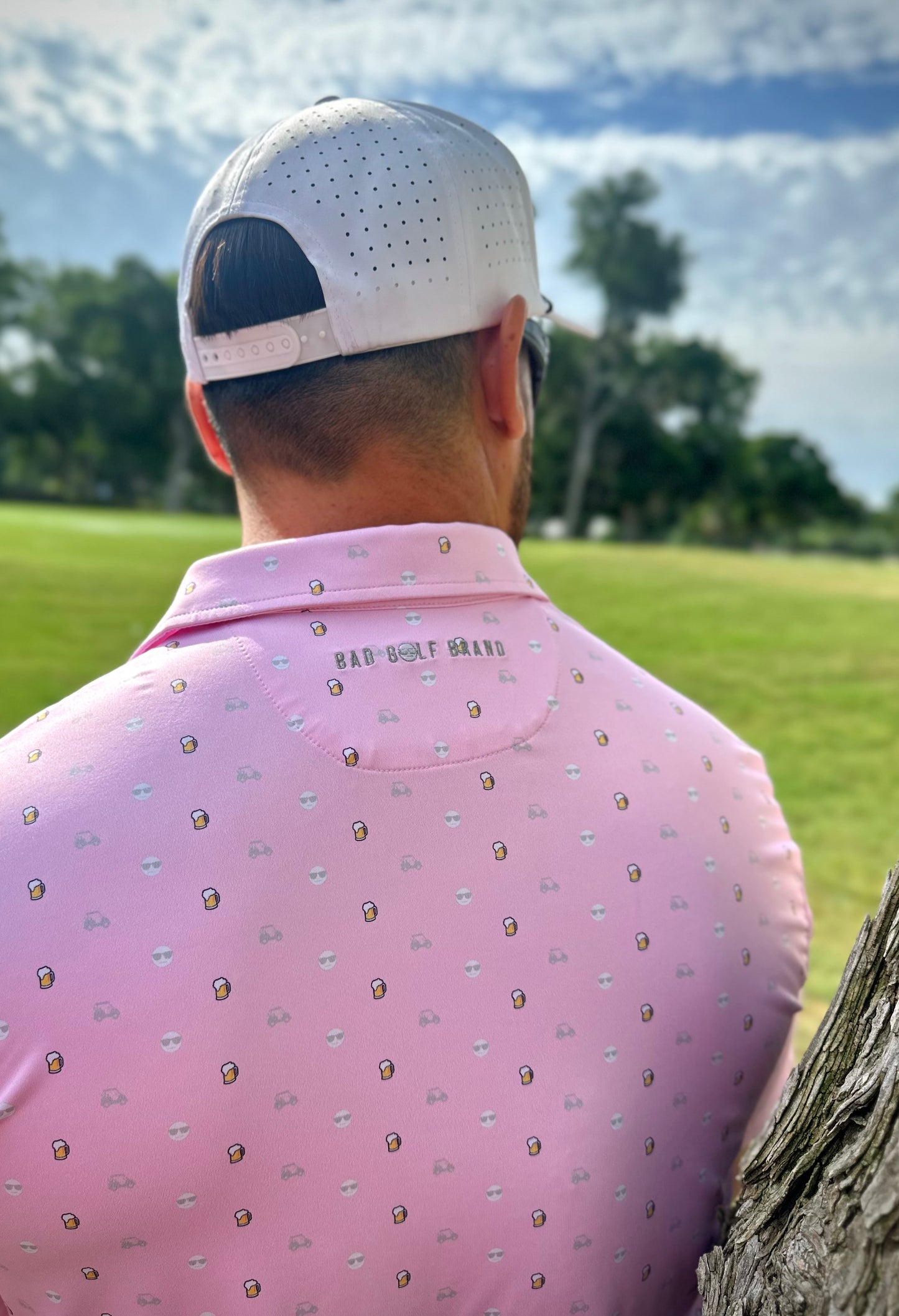 Pink Brew - Athletic Fit Polo