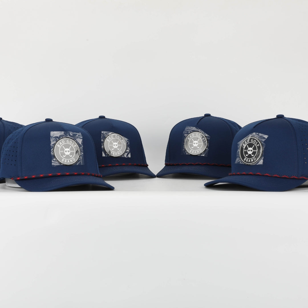 Navy Blue Hat | Navy Blue Baseball Hat | BAD GOLF BRAND