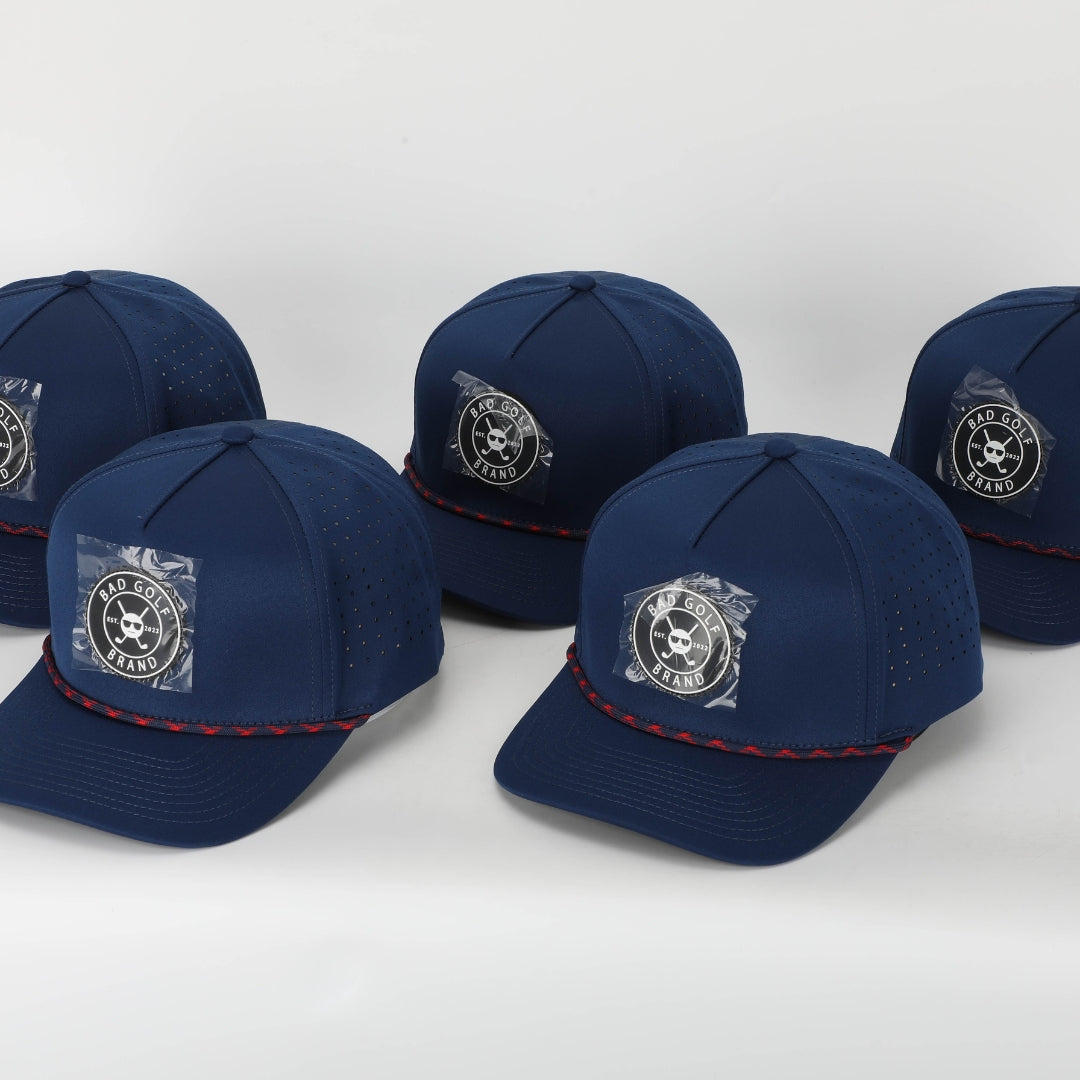 Navy Blue Hat | Navy Blue Baseball Hat | BAD GOLF BRAND