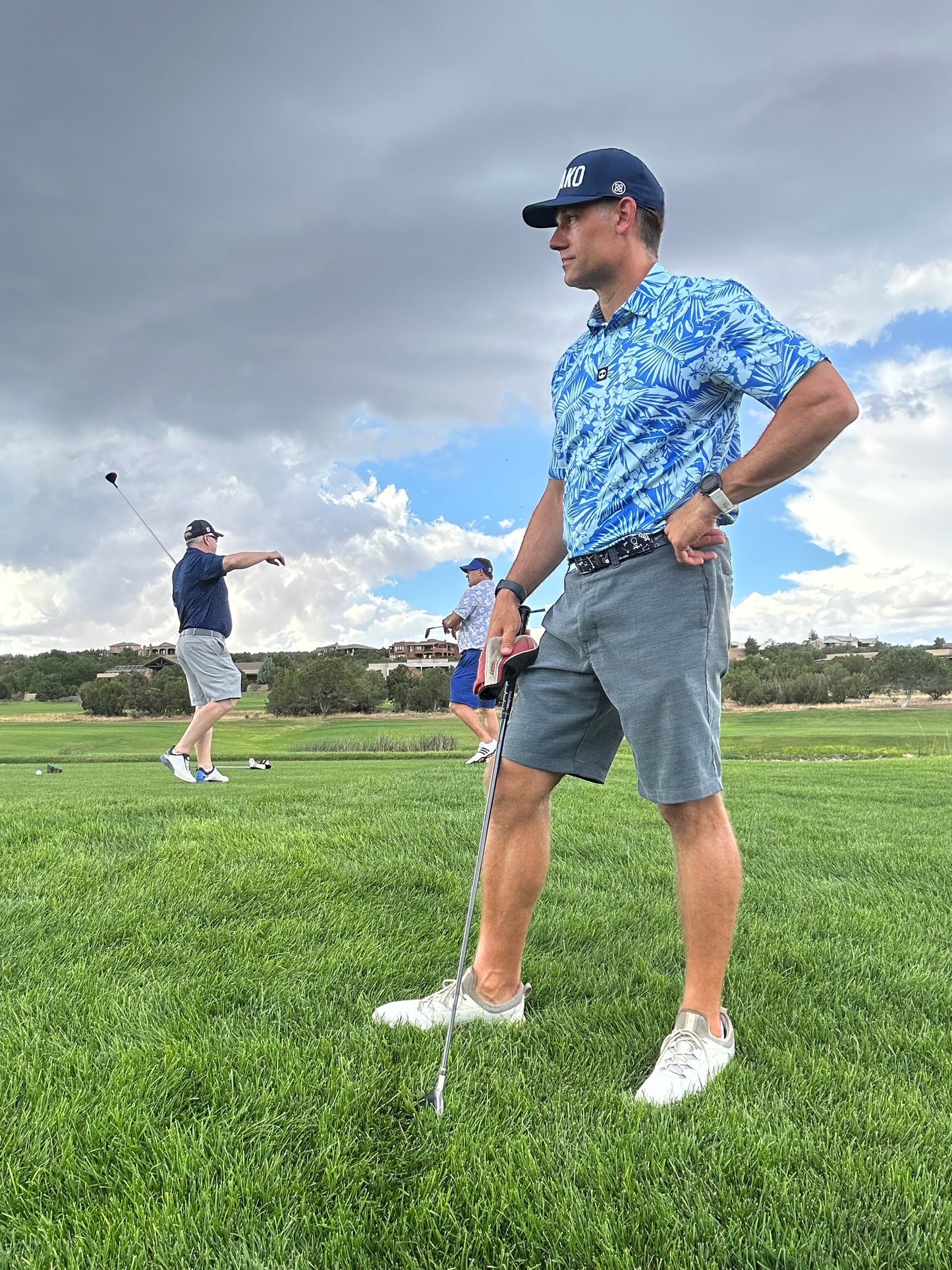 Blue Safari - Athletic Fit Polo