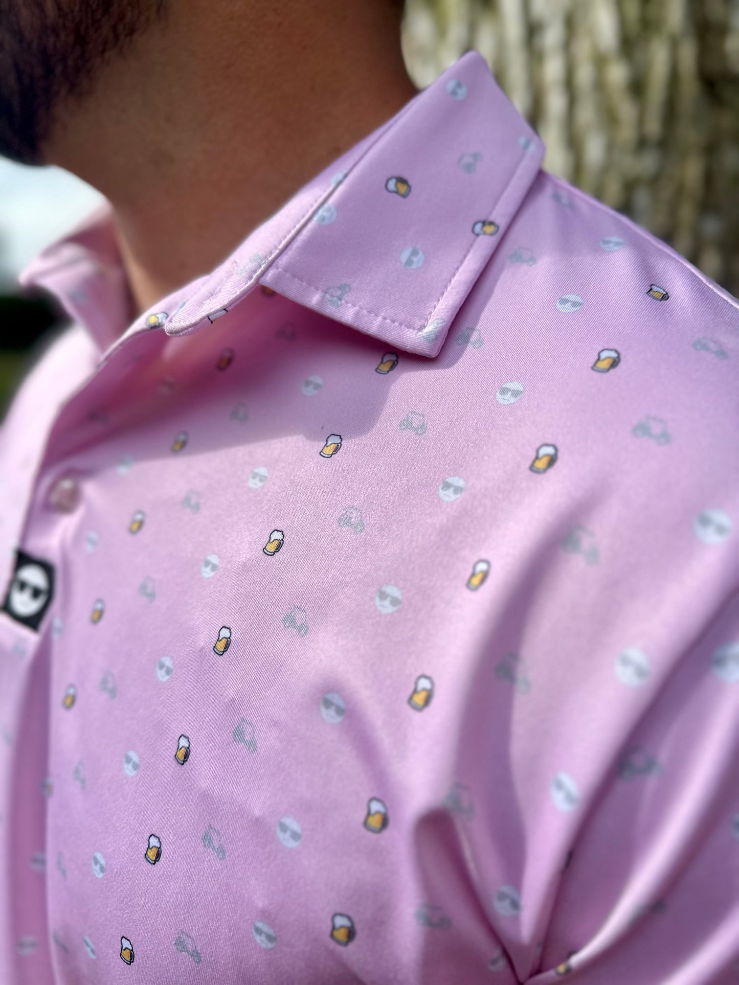 Pink Brew - Athletic Fit Polo