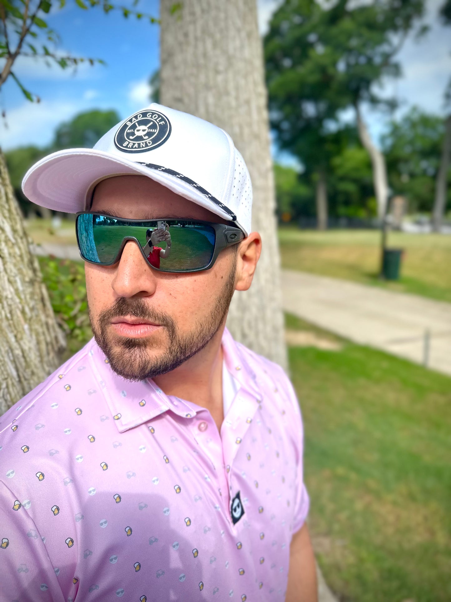 Pink Brew - Athletic Fit Polo