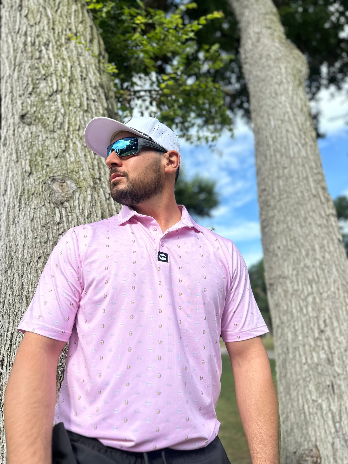 Pink Brew - Athletic Fit Polo