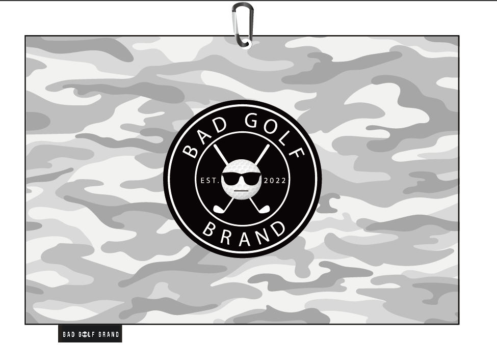 White Camo - Waffle Towel