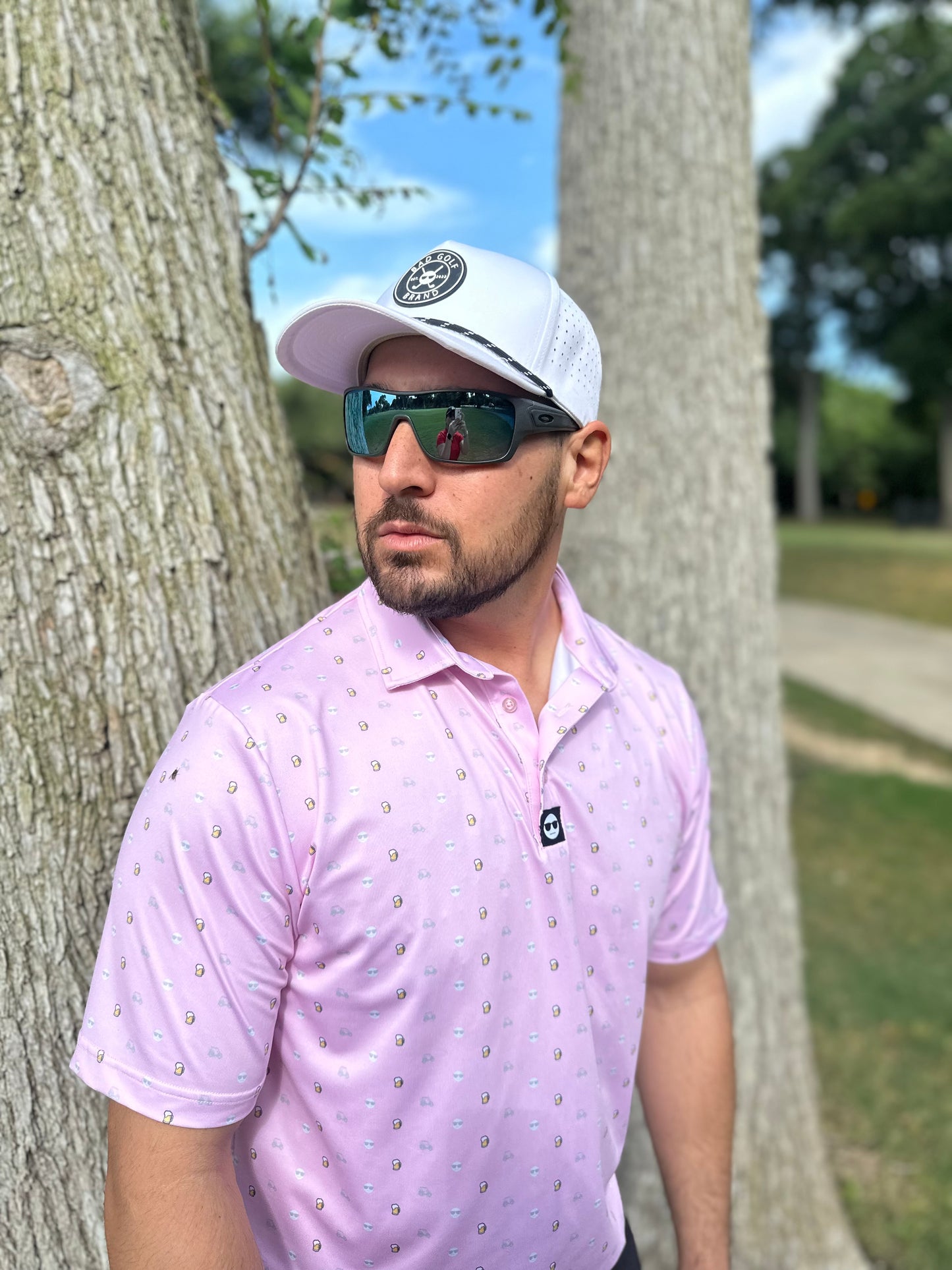Pink Brew - Athletic Fit Polo
