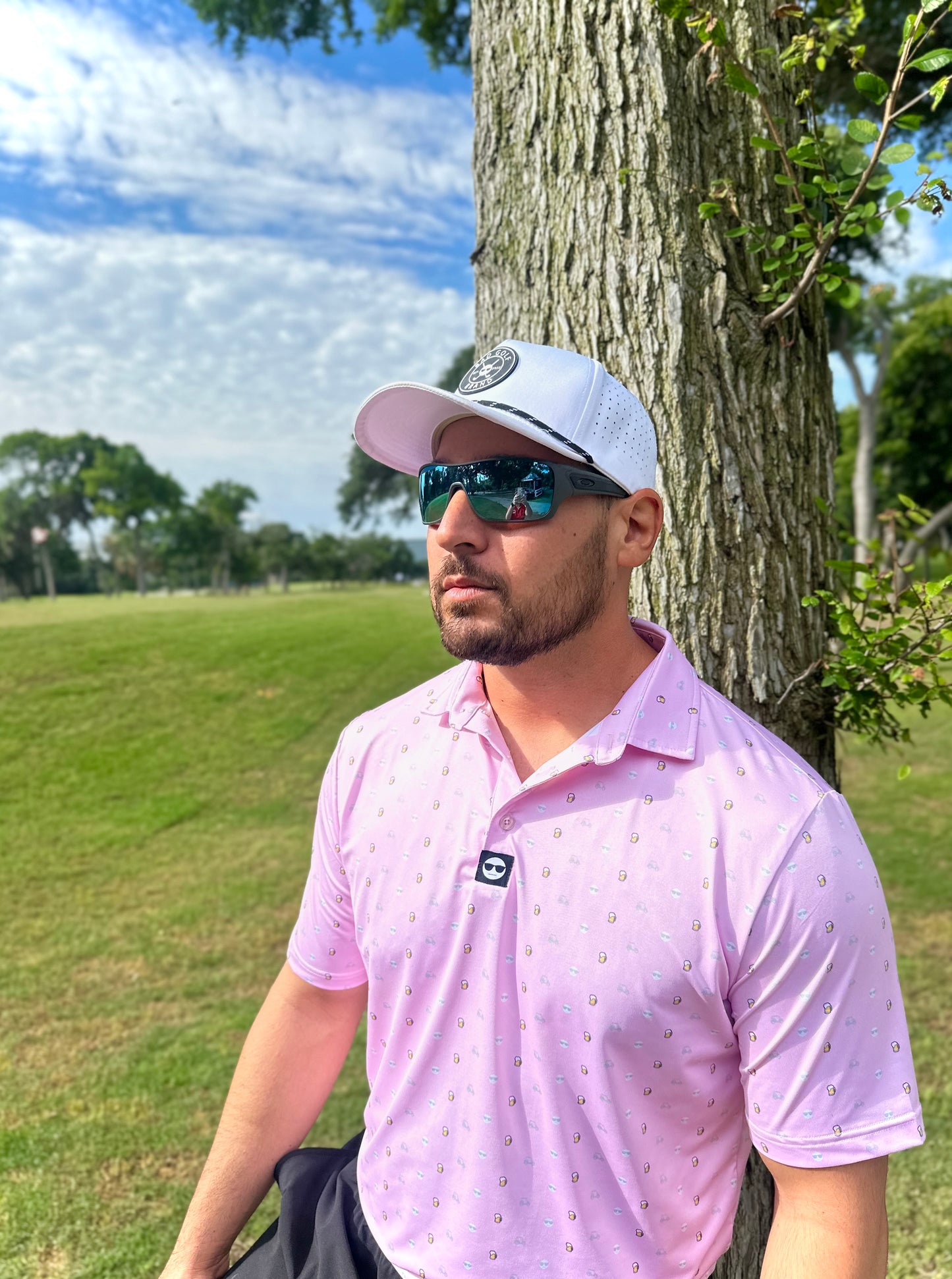 Pink Brew - Athletic Fit Polo