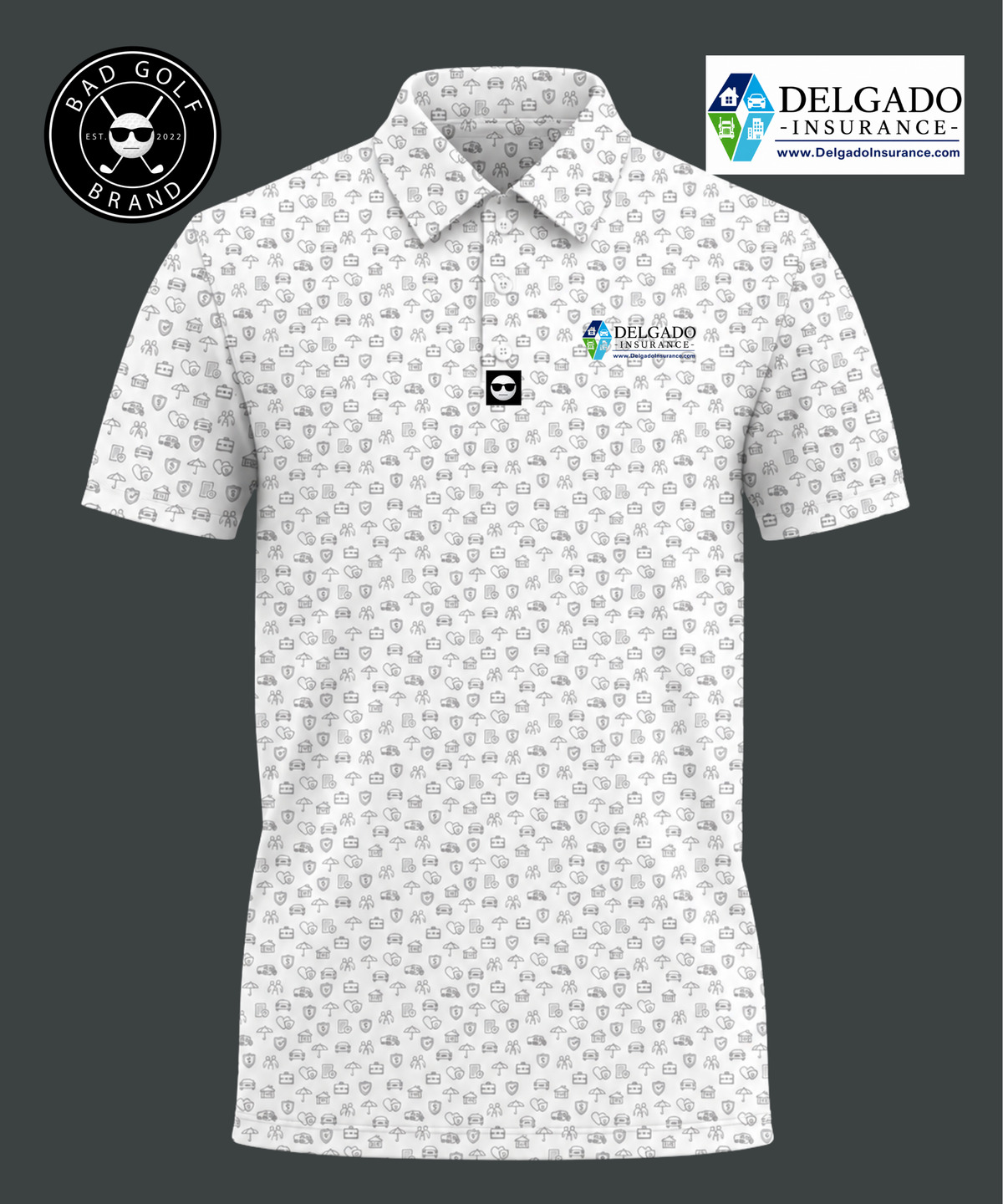 Customized Polo - Delgado Insurance
