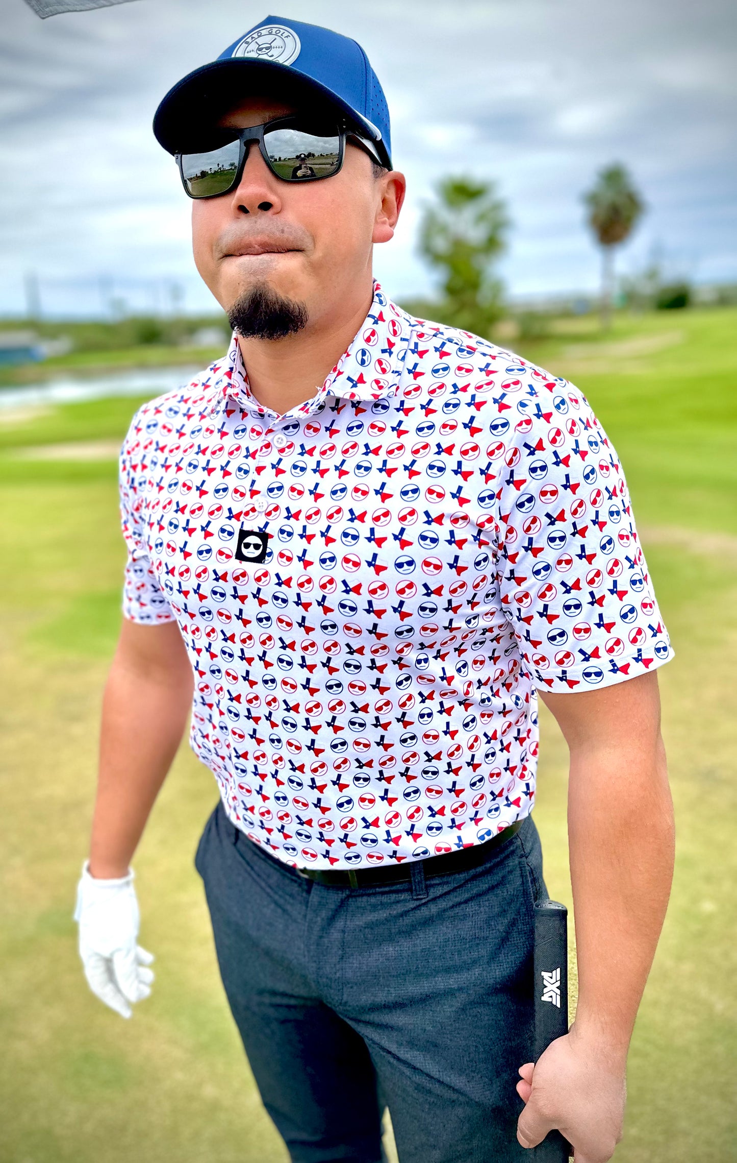 Spandex Big Tex Shirt | Big Tex Polo | BAD GOLF BRAND