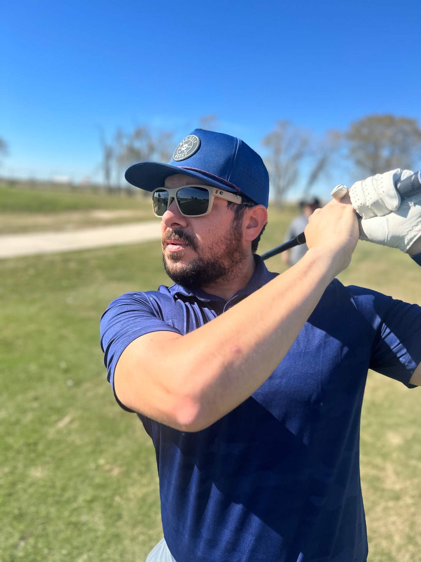 Navy Camo Polo | Camo Printed Polo