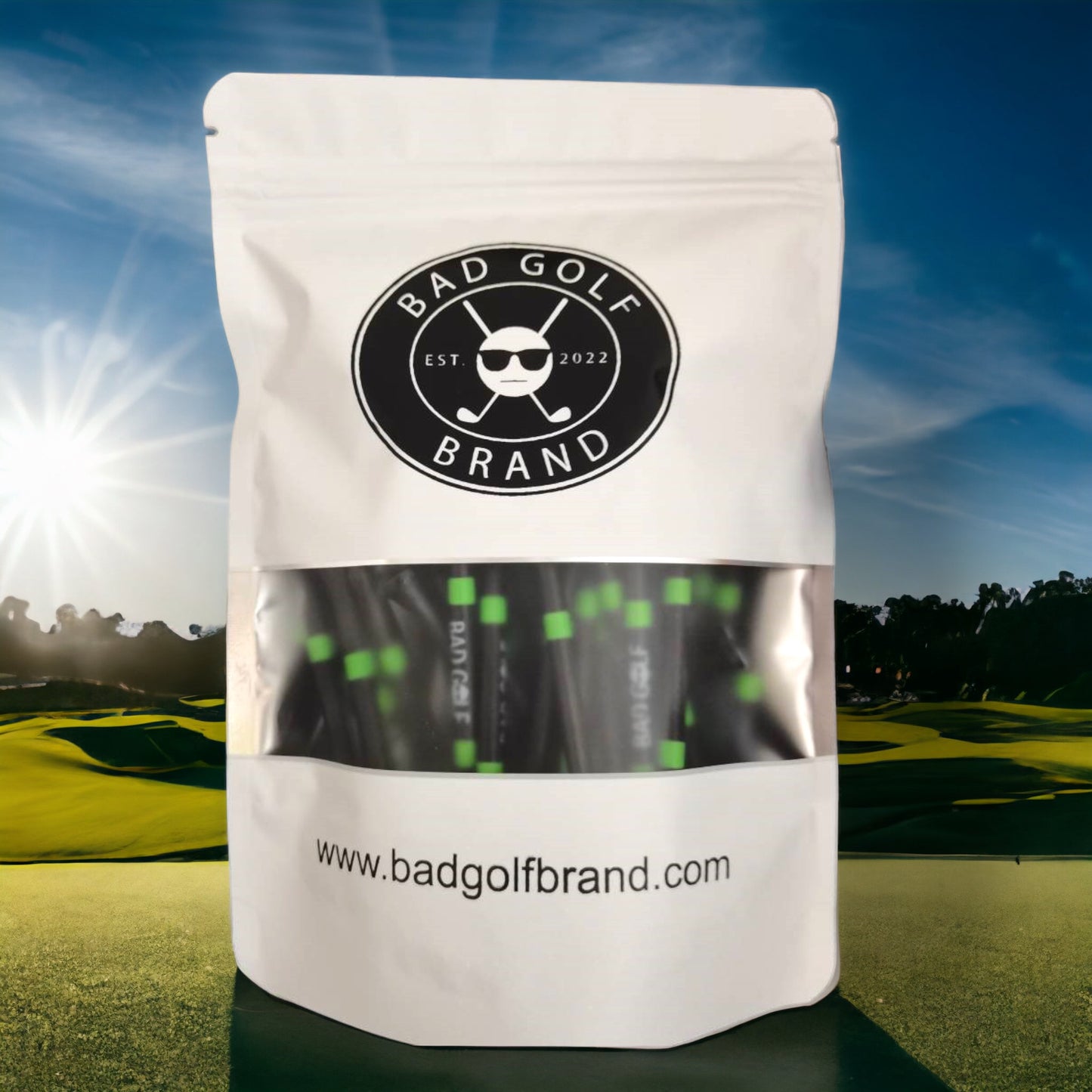 Bamboo Golf Tees | Wooden Golf Tees | BAD GOLF BRAND