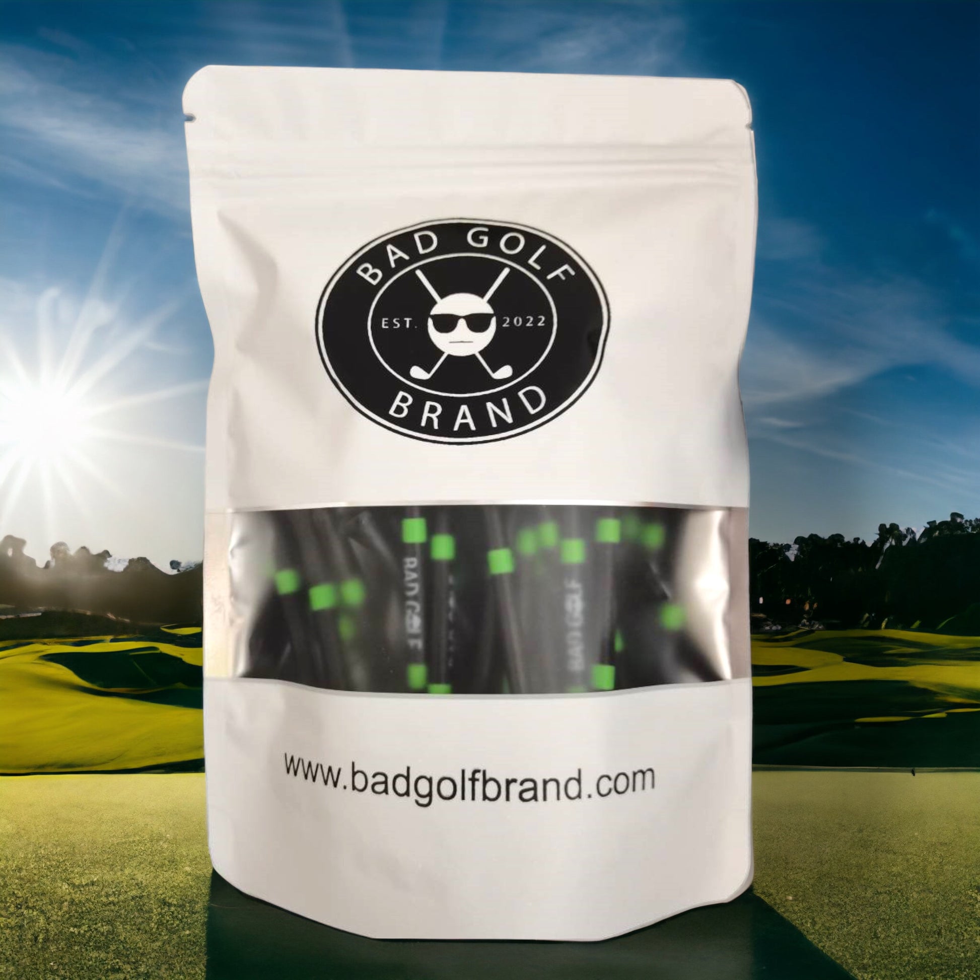 Bamboo Golf Tees | Wooden Golf Tees | BAD GOLF BRAND