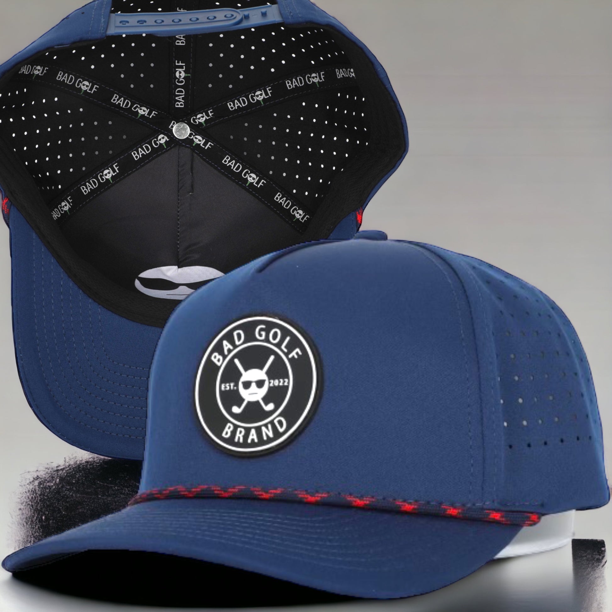 Navy Blue Hat | Navy Blue Baseball Hat | BAD GOLF BRAND