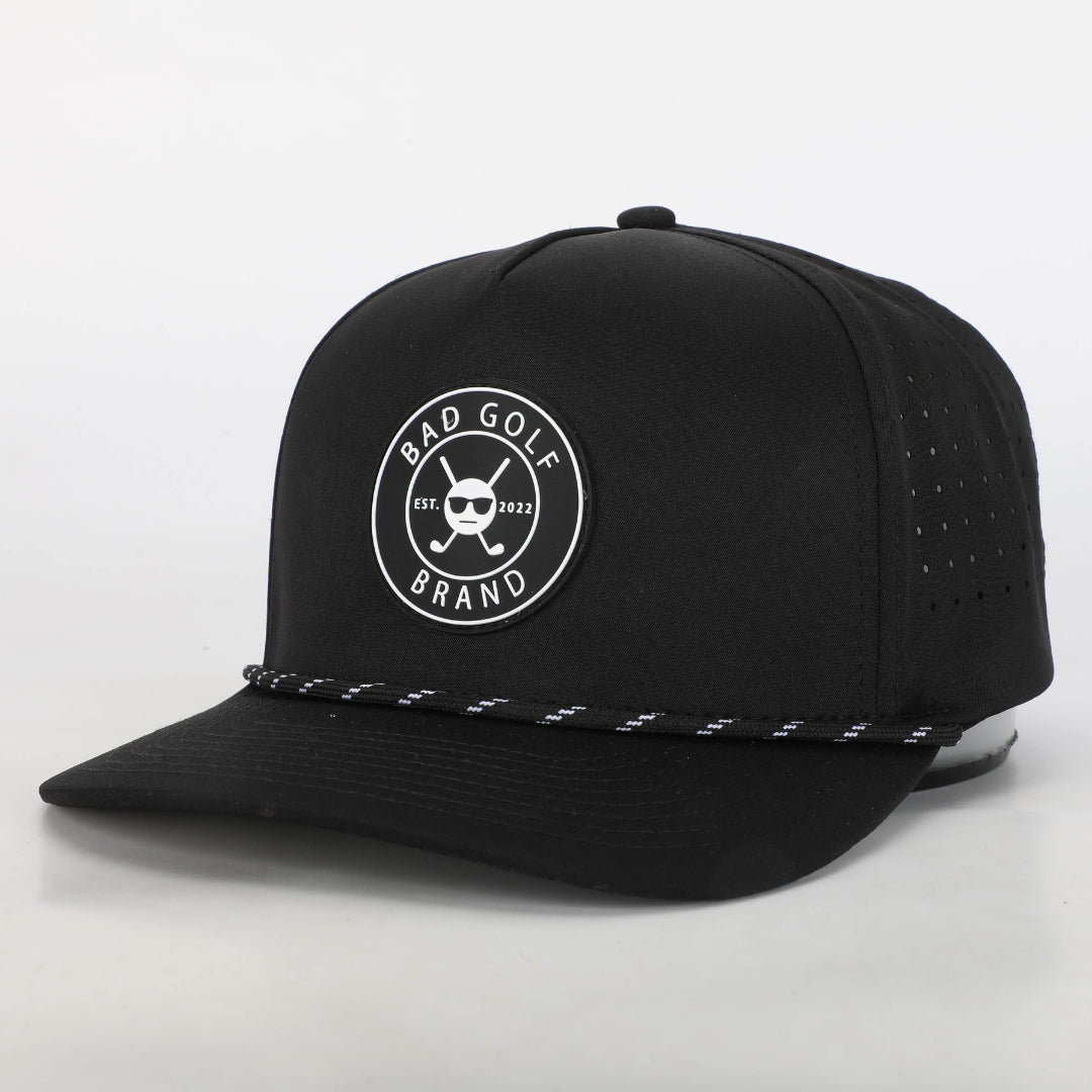 Black Out Hat | Blackout Fitted Hat | BAD GOLF BRAND