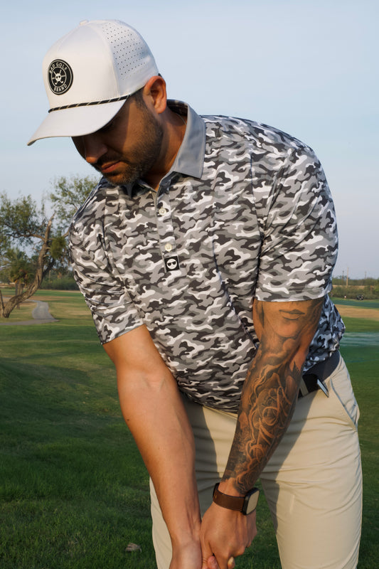 Gray Camo - Classic Fit Polo