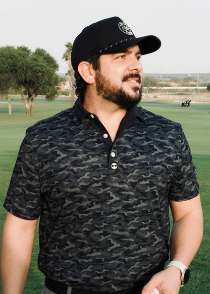 Black Camo - Classic Fit Polo