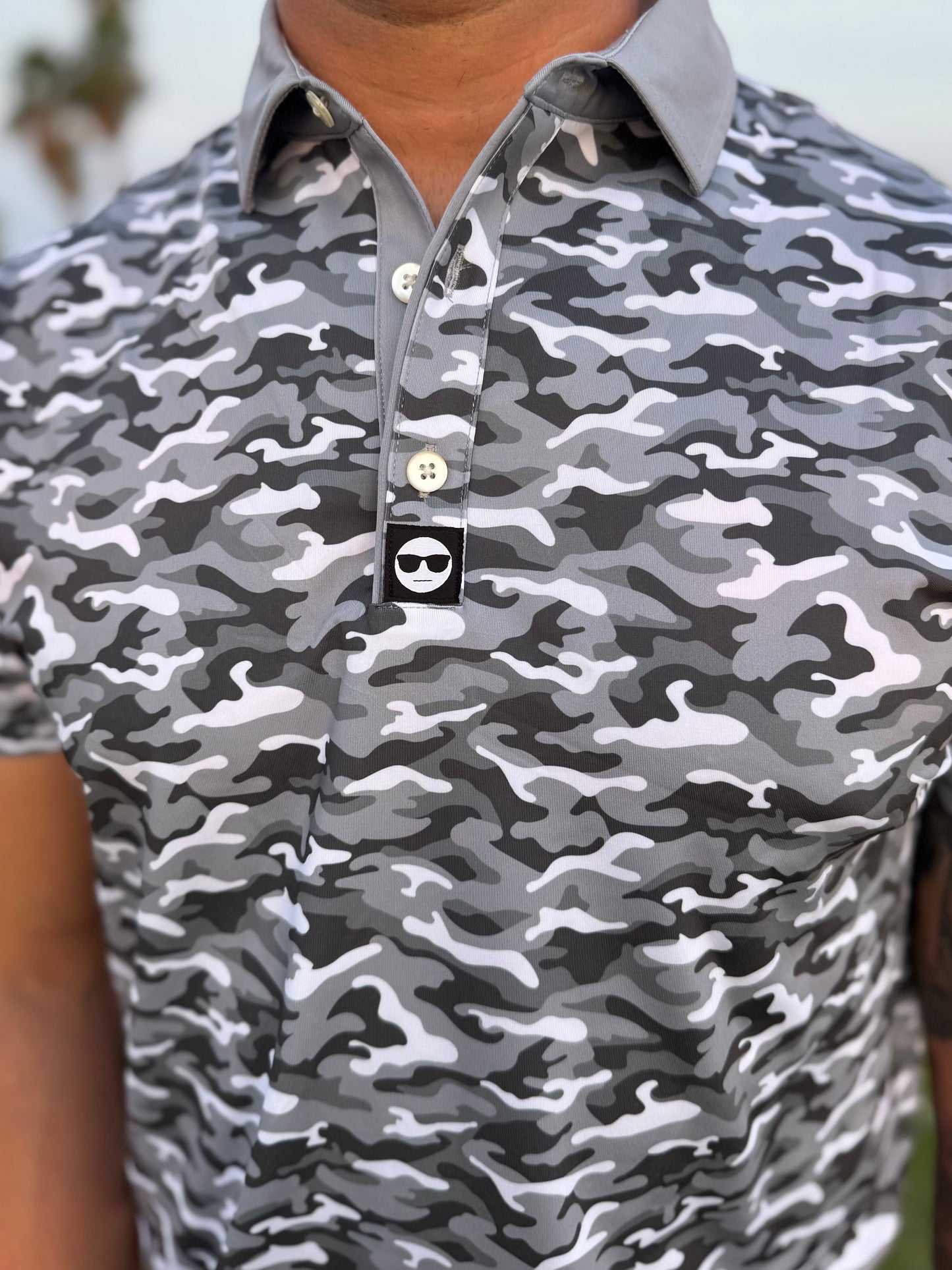 Gray Camo - Classic Fit Polo