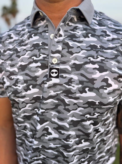 Gray Camo - Classic Fit Polo