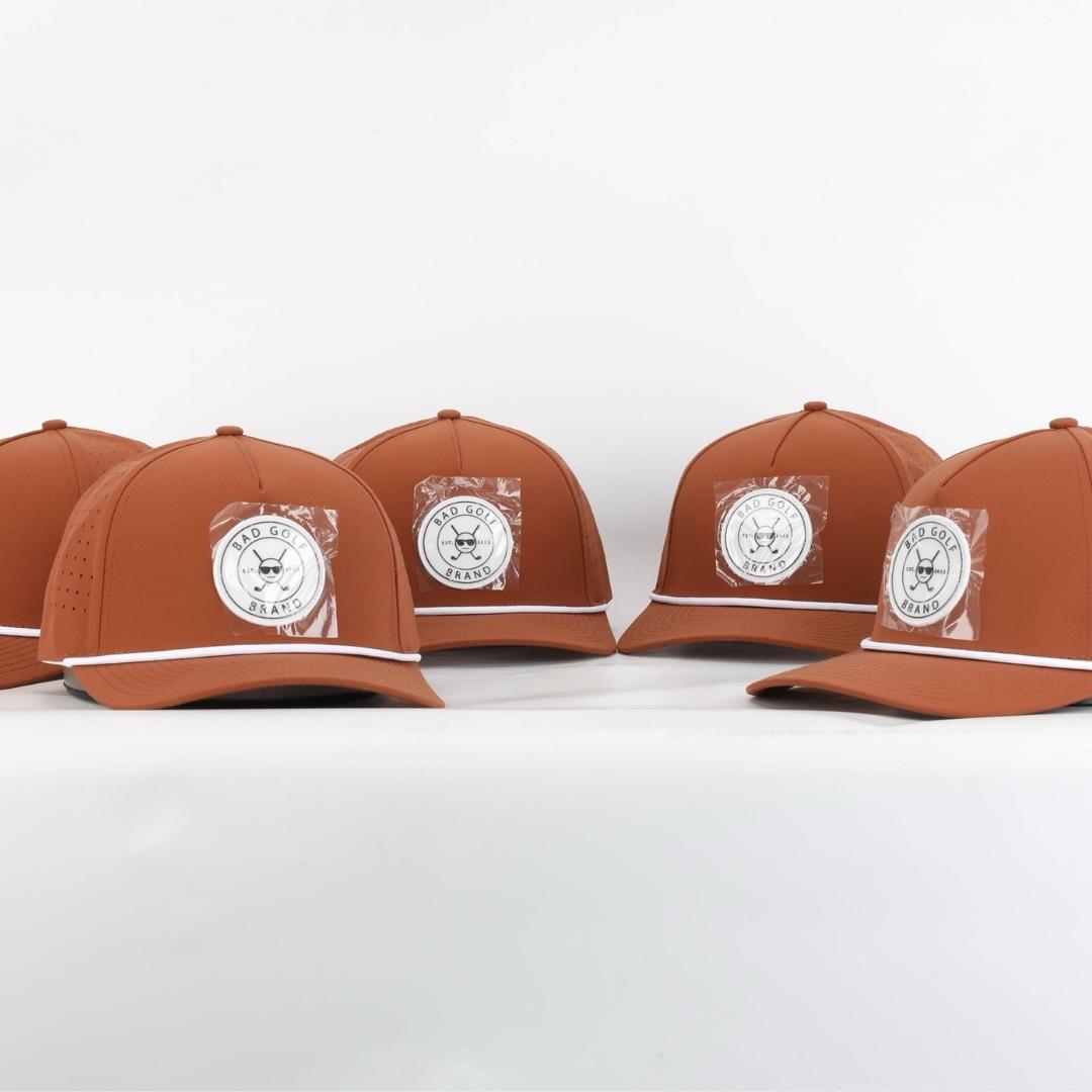 Burnt Orange Cap | Burnt Orange Hat | BAD GOLF BRAND