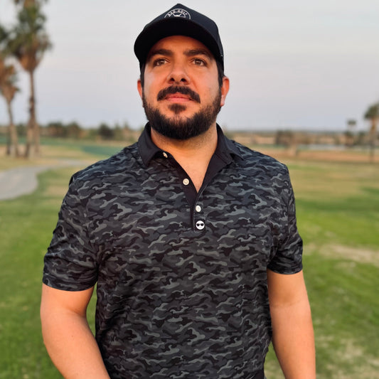 Black Camo - Classic Fit Polo