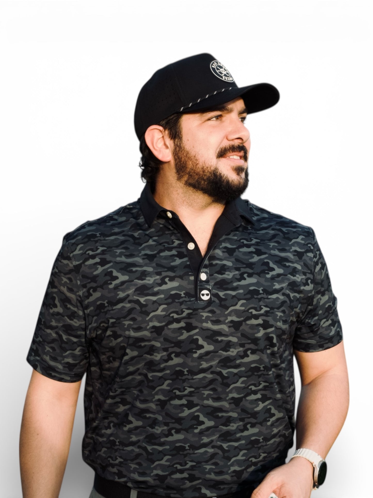Black Camo - Classic Fit Polo