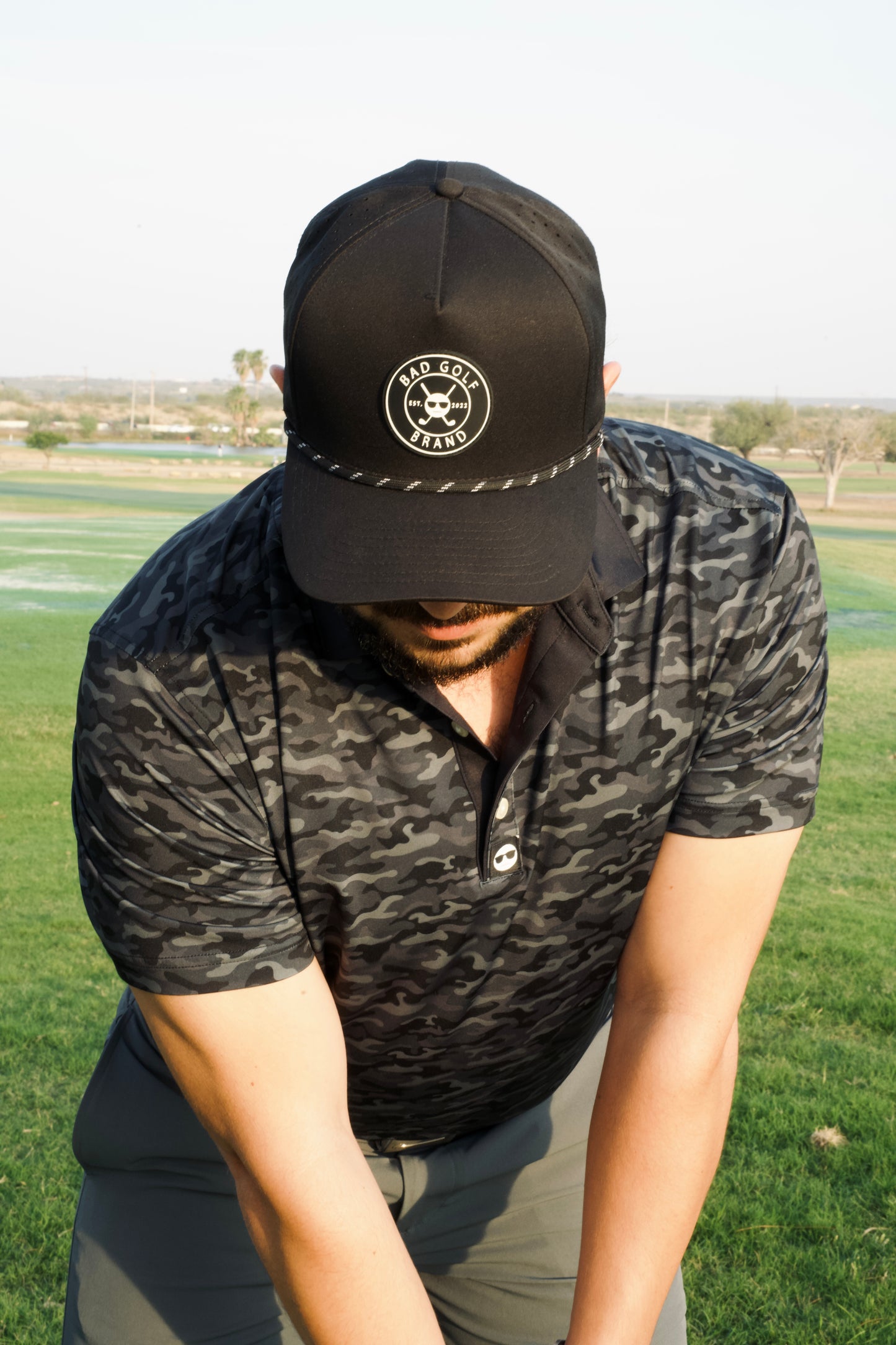 Black Camo - Classic Fit Polo