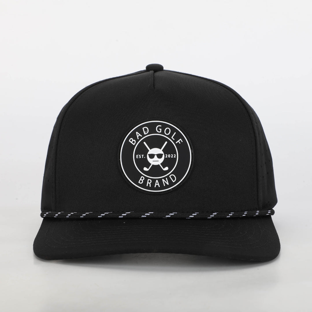 Black Out Hat | Blackout Fitted Hat | BAD GOLF BRAND